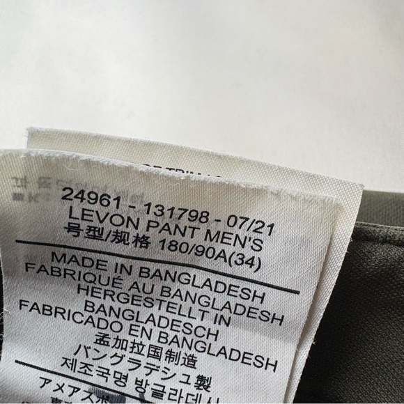 Arc’teryx Levon Pant Men’s 34 Green Cotton Nylon Blend Technical Outdoor Gear - Picture 7 of 10